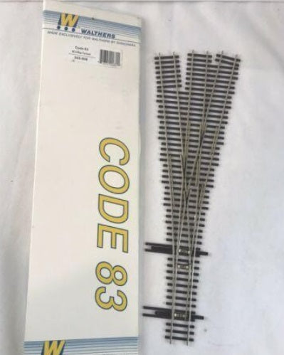 Walthers 948-808 Code 83 Track #6 3-Way Turnout