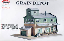 Model Power 305 HO Grain Depot Model Building Kit
