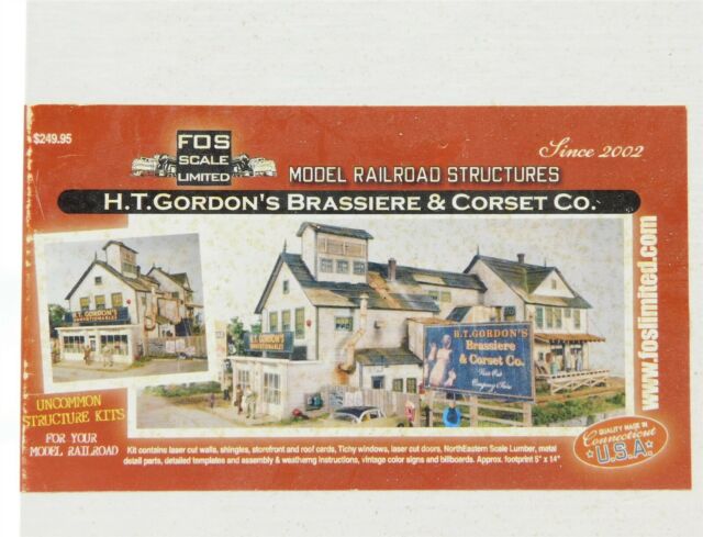 FOS Scale Limited 140 HO H.T.Gordon's Brassiere and Corset Co. Building Kit