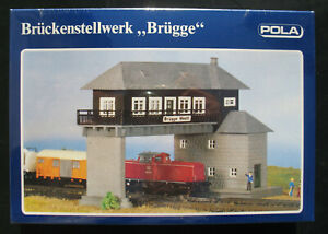 Pola 215 N Scale Bridge Signal Box Building Kit