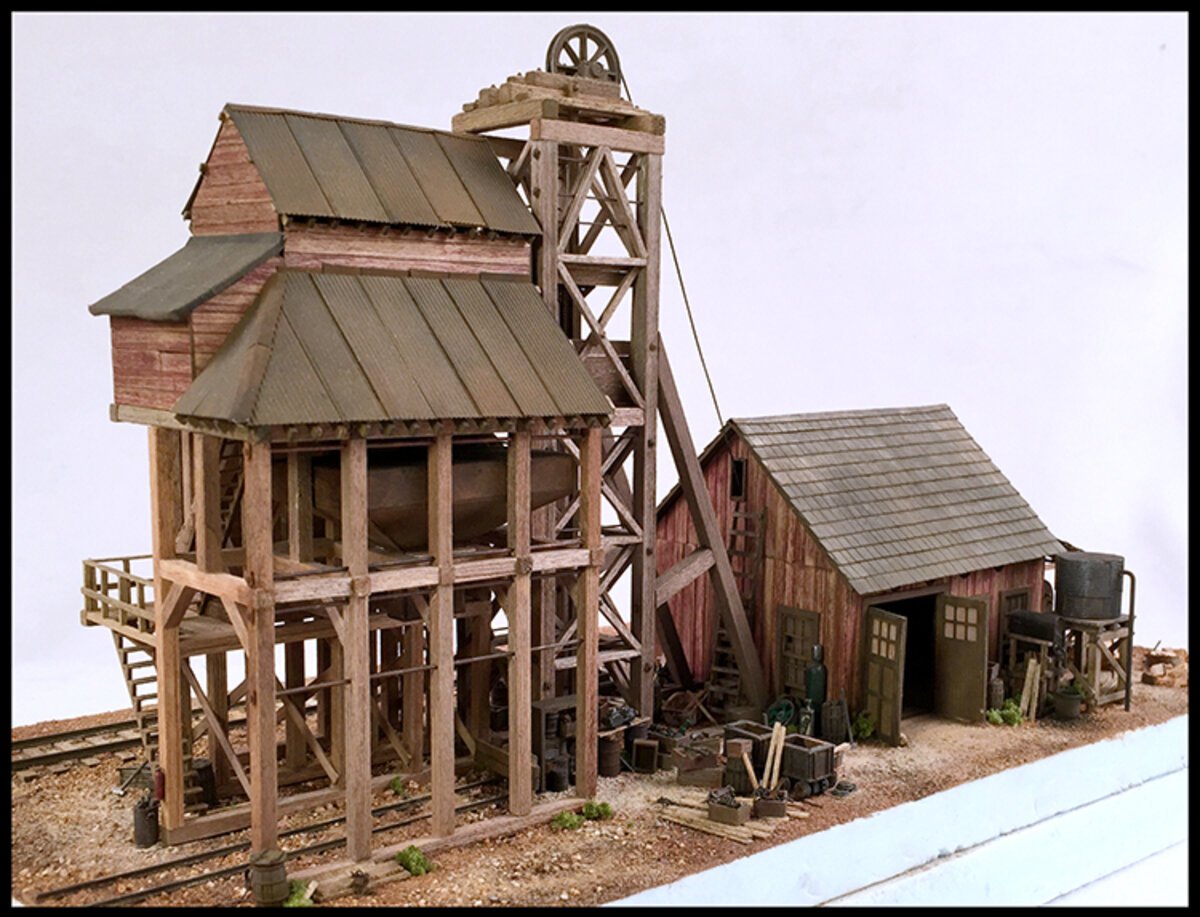 Sierra West 210 HO Scale Deer Creek Mine Building Kit