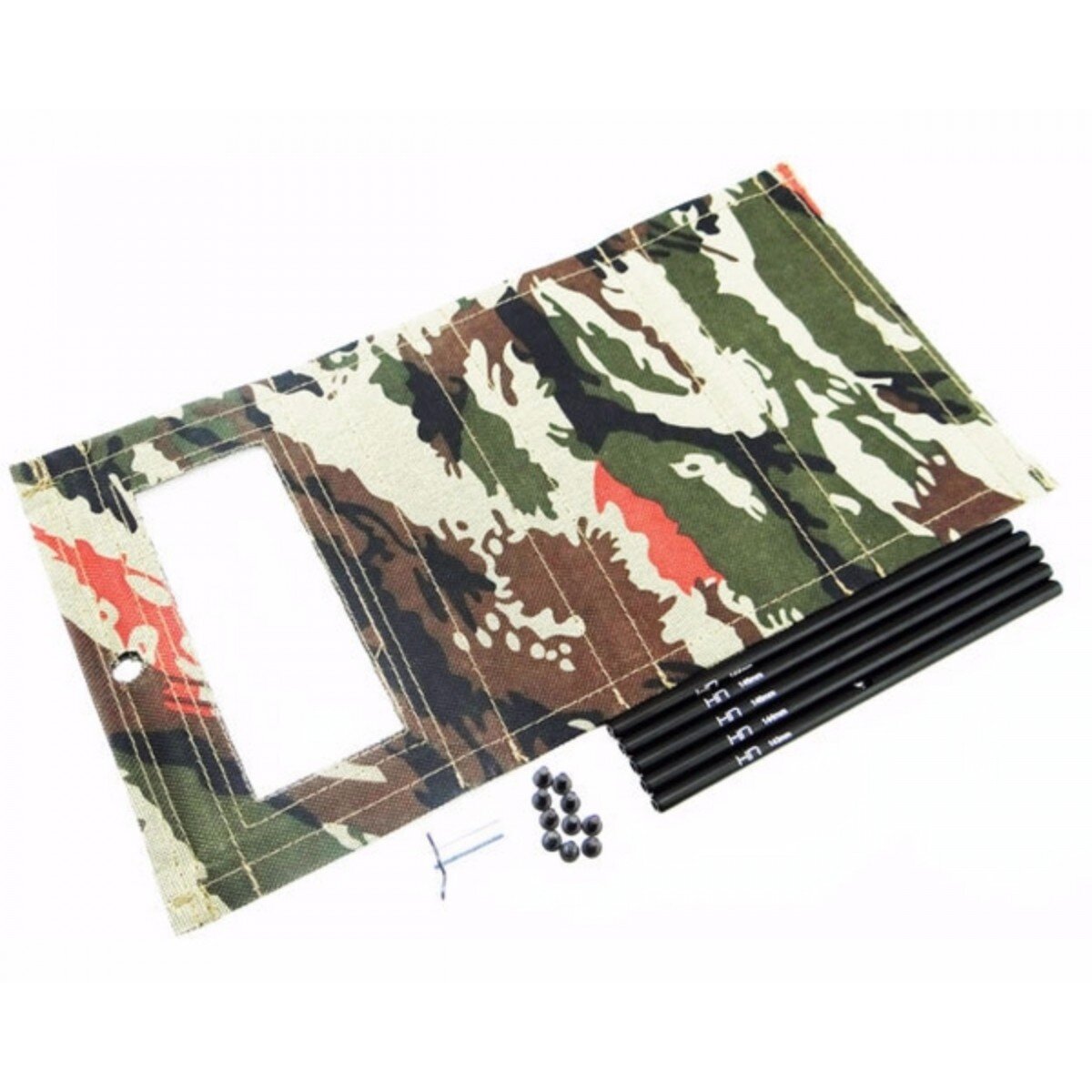 Hot Racing SCX14JST01 Jeep Wrangler Rubicon 4 Door Camo Soft Top
