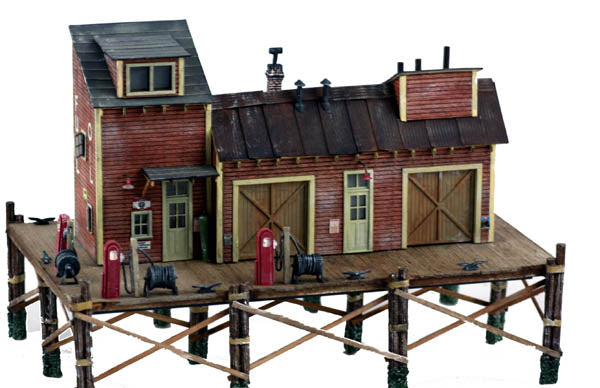 Model Tech Studios S0075 HO Waterfront Series Dockside Fueling Company Build Kit