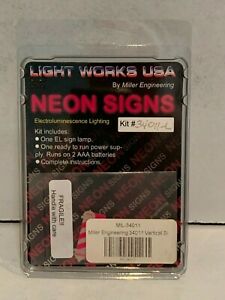 Miller Engineering 34011-L HO Barber Light Up Sign