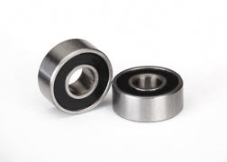 Traxxas 5104A Ball Bearings, Black Rubber Sealed 4x10x4 mm. (Pack of 2)