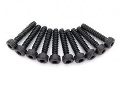 Traxxas 8167 Screws, 2x10mm cap-head, self-tapping (hex drive)