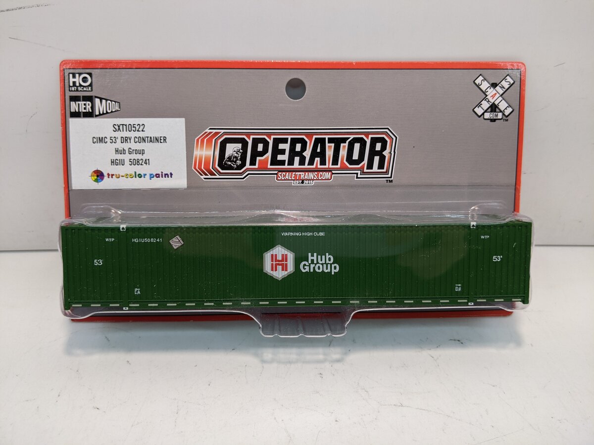 Scale Trains SXT10522 HO Hub Group 53' Dry Container