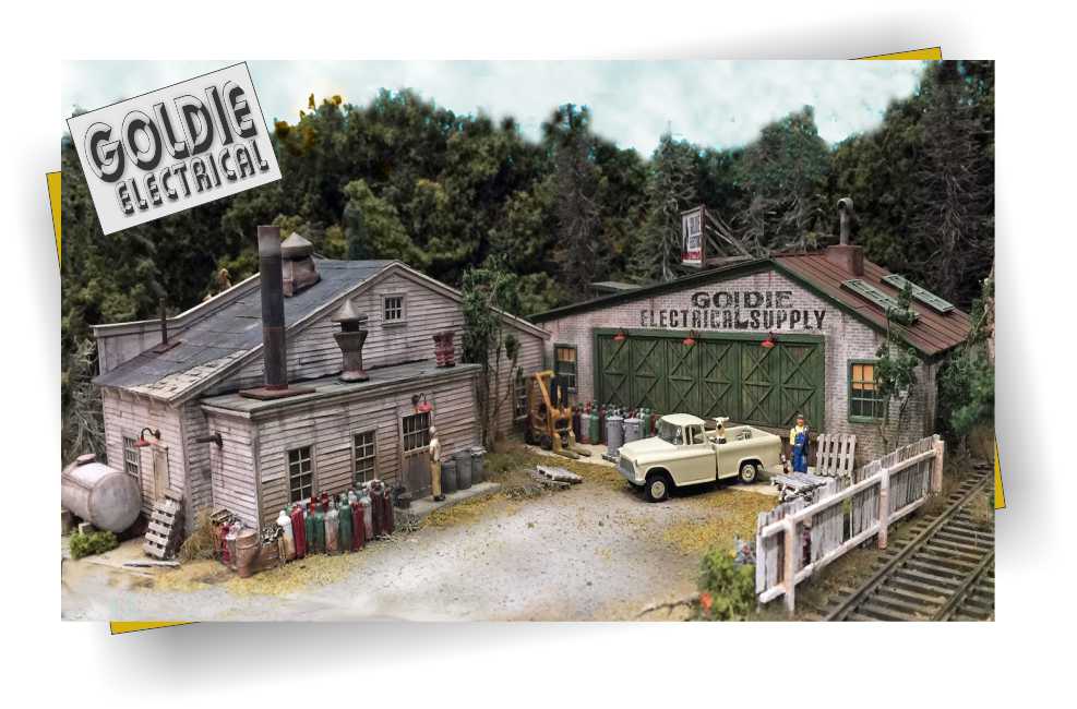 Bar Mills Goldie Electric HO Goldie Electric Model Building Kit
