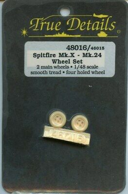 True Details 46015 1:48 Spitfire Mk X- Mk24 Wheel Set