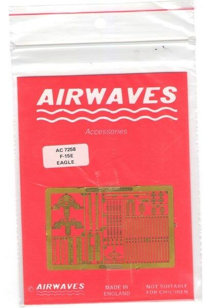 Airwaves AC7258 F-18E Eagle Aircraft Accessory Kit Detail Parts