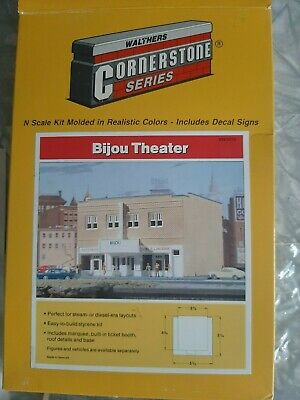 Walthers 933-3210 N Scale Bijou Theater Model Building Kit
