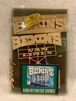 Bar Mills 93202 HO / O Scale Bekins Van Lines Billboard Laser Cut Kit