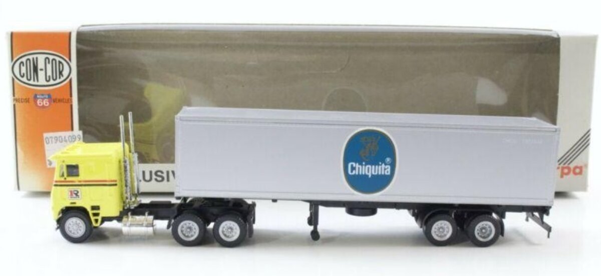 Con-Cor 0004-001028 HO Herpa Chiquita Banana Refrigerator Tractor+