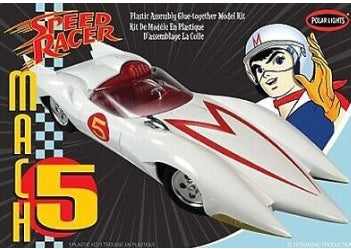 Polar Lights 990 1:25 Speed Racer Mach 5 Race Car Plastic Model Kit