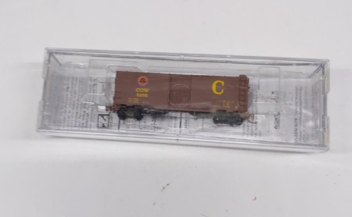 Micro-Trains 50000432 Z CGW 40' Standard Single Door Boxcar #5396