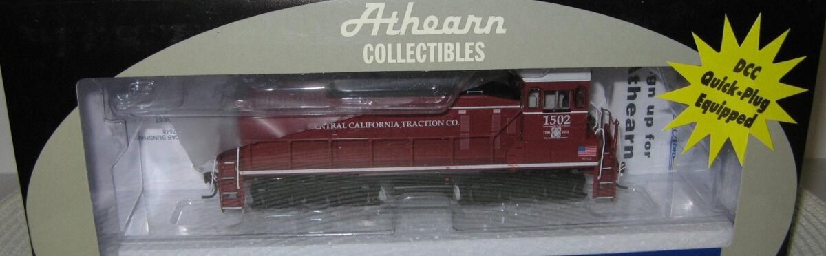 Athearn 99390 HO Central California Traction Company SW1500 Diesel Engine #1502