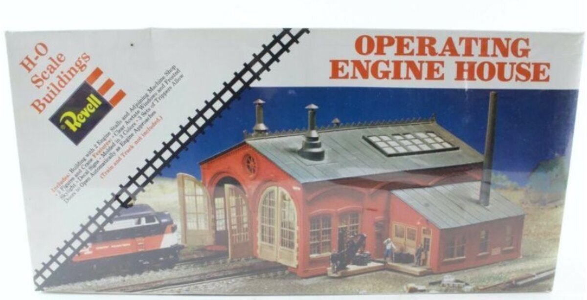 Revell H-995 HO Opertaing Engine House Model Building Kit