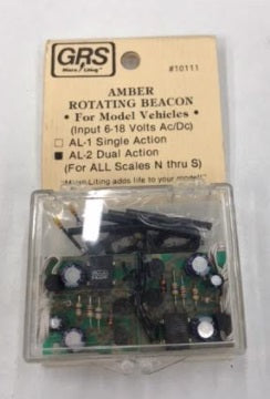 GRS 10111 HO Amber Rotating Beacon AL-2 Dual Action