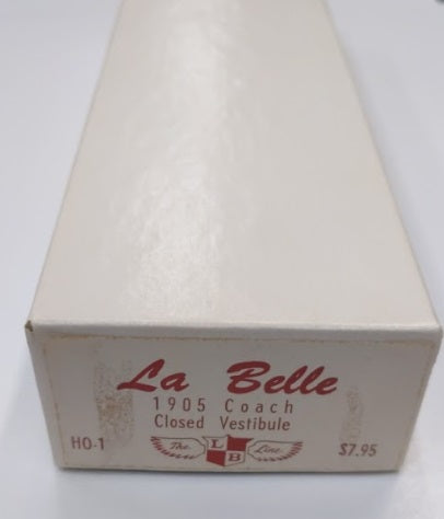 LaBelle Woodworking Co. HO-1 1905 Coach Car Closed Vestibule Kit