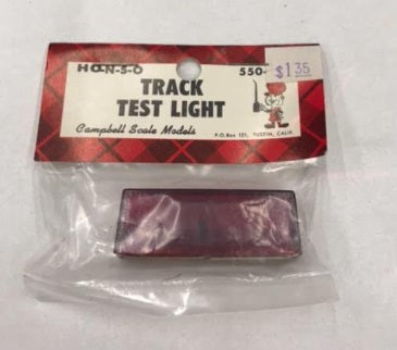 Campbell Scale Models 550 HO Red Track Test Light
