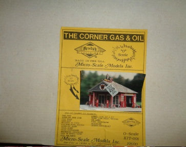 Micro-Scale Models 001 O The Corner Gas and Oil Kit