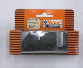 Roco 657 1:87 Minitanks VW T3 DK Sonderaufbau Military Vehicle