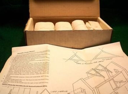 Thomas A Yorke Ent 123 HO/HOn3 Logging Portable Camp House Building Kit