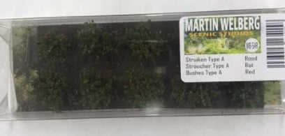Scenic Studios Martin Welberg HO WB-SAR Bushes Type A Red