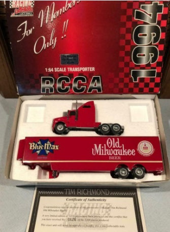 Racing Collectibles 1:96 Tim Richmond Old Milwaukee 1994 Transporter