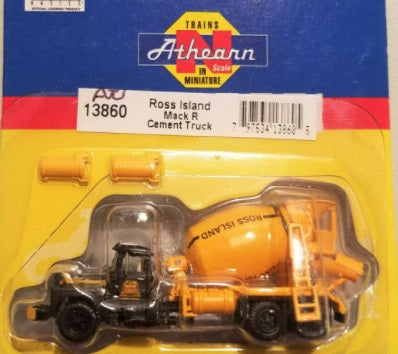 Athearn 13860 N Scale Ross Island Mack R Cement Truck