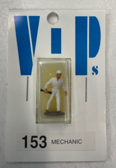 Preiser 153 HO VIP Mechanic in White Uniform Figure