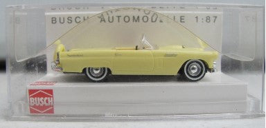Busch 45210 HO Pale Yellow Convertiable Ford Thunderbird Cabrio