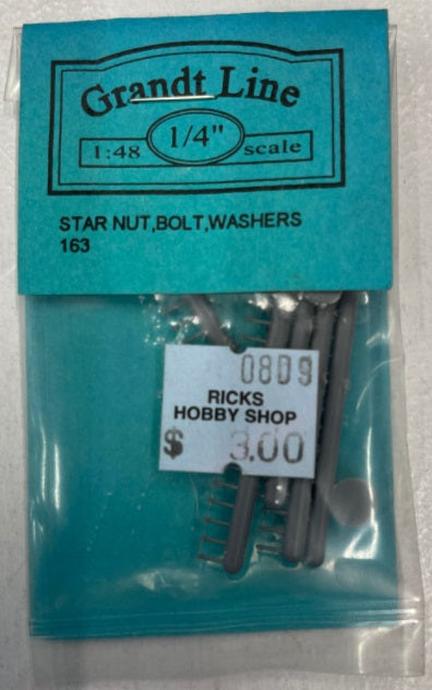 Grandt Line 163 1:48 Star Nut, Bolt, Washers