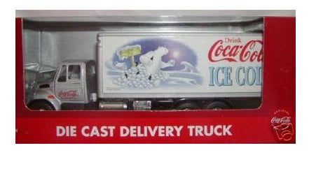 K-Line K872-009 1:48 Coca-Cola Delivery Truck Polar Bear Snowballs Diecast