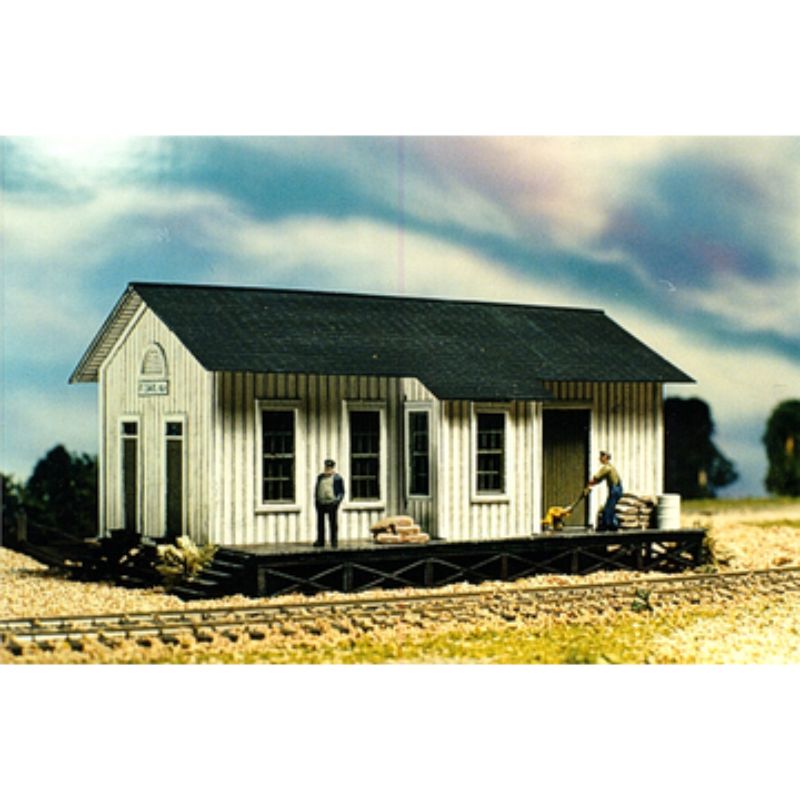 Showcase Miniatures N 113 Laser Engraved Ft. Davis / Depot Model Building Kit
