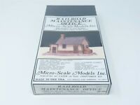 Micro-Scale MSM-102 HO Railroad Maintenance Office Building Kit