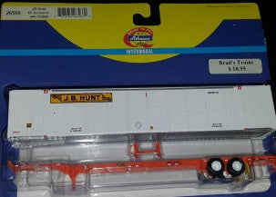 Athearn 26566 HO JB Hunt 53' Container w/ Chassis