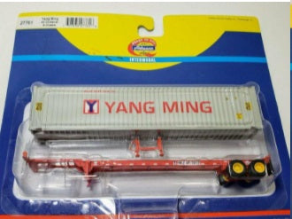 Athearn 27761 HO Yang Ming 45' Container & Chassis