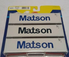 Athearn 28374 HO Matson 40' Container 3-Pack