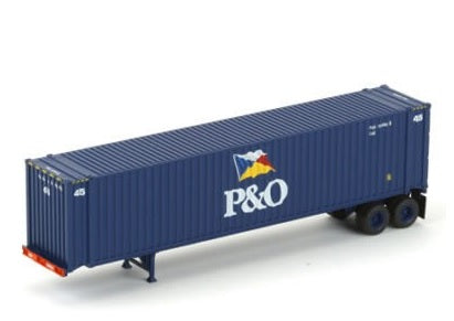 Athearn 27760 HO P&O NedLloyd 45' Container & Chassis