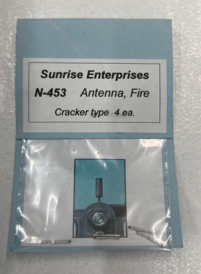 Sunrise N-453 N Scale Antenna, Fire Cracker Type (Pack of 4)