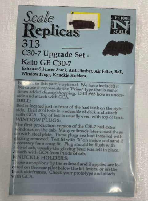 Scale Replicas 313 N Scale C30-7 Upgrade Set - Kato GE C30-7