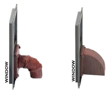 Model Tech Studios D0330P HO Ventilation Wall or Window
