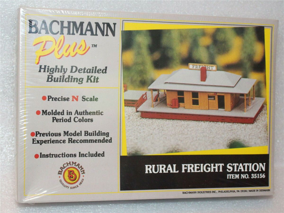 Bachmann 35156 N Scale Rural Freight Station Building Kit