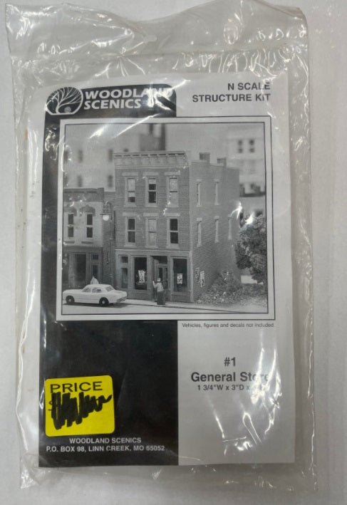Woodland Scenics #1 N Scale General Store Model Kit