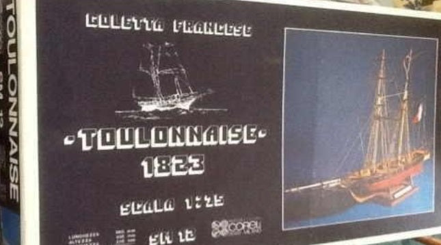 Corel 1:75 Toulonnaise 1823 American Market Schooner Kit