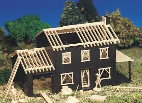 Bachmann 45-2691 HO House Under Construction Kit