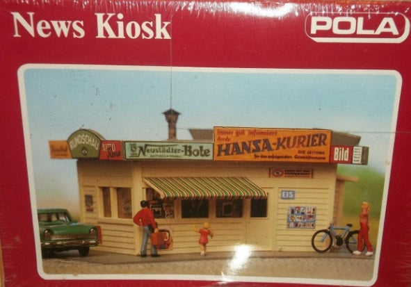 Pola 11538 HO News Paper Stand Kiosk Kit