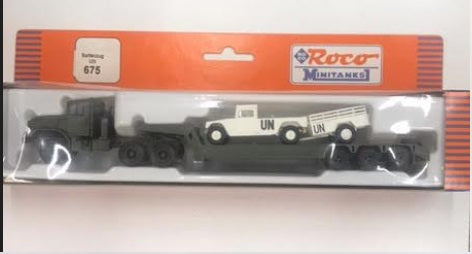 Roco 675 1:87 Minitanks Sattelzug UN