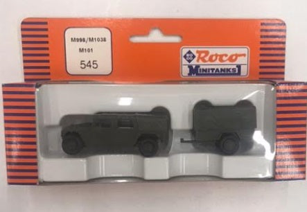 Roco 545 1:87 Minitanks M998/M1038 M101